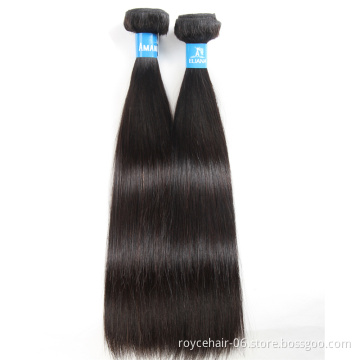 16 18 20 Inch Straight African 100 Pure Virgin Human Hair Weave Extensions